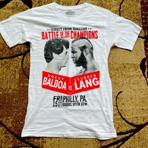 Mens Rocky Balboa Sylvester Stallone Boxing Shirt Size Small